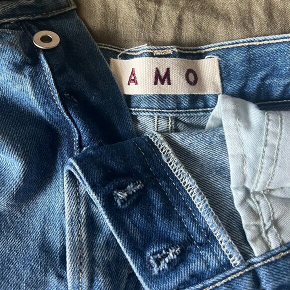 AMO DENIM MIDI SHORT - FLASHBACK SIZE 27 - Picture 5 of 5